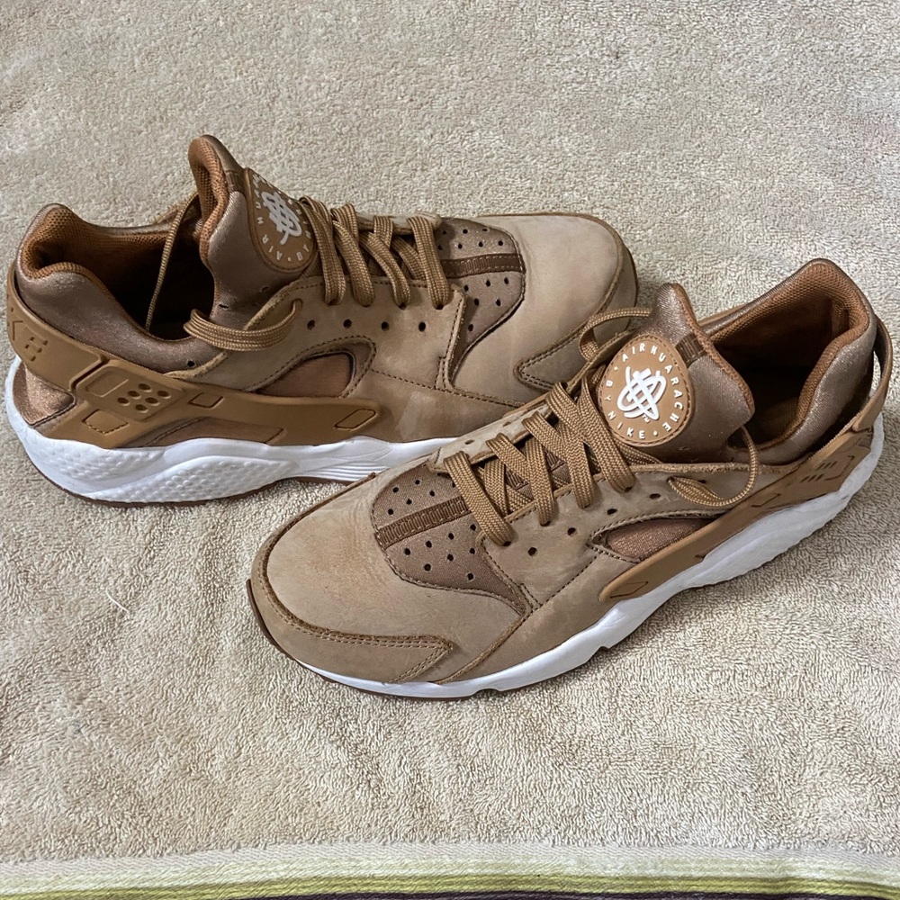Brown Suede Nike Huaraches